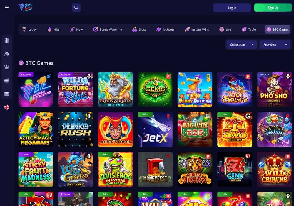 7Bit Casino Games Page